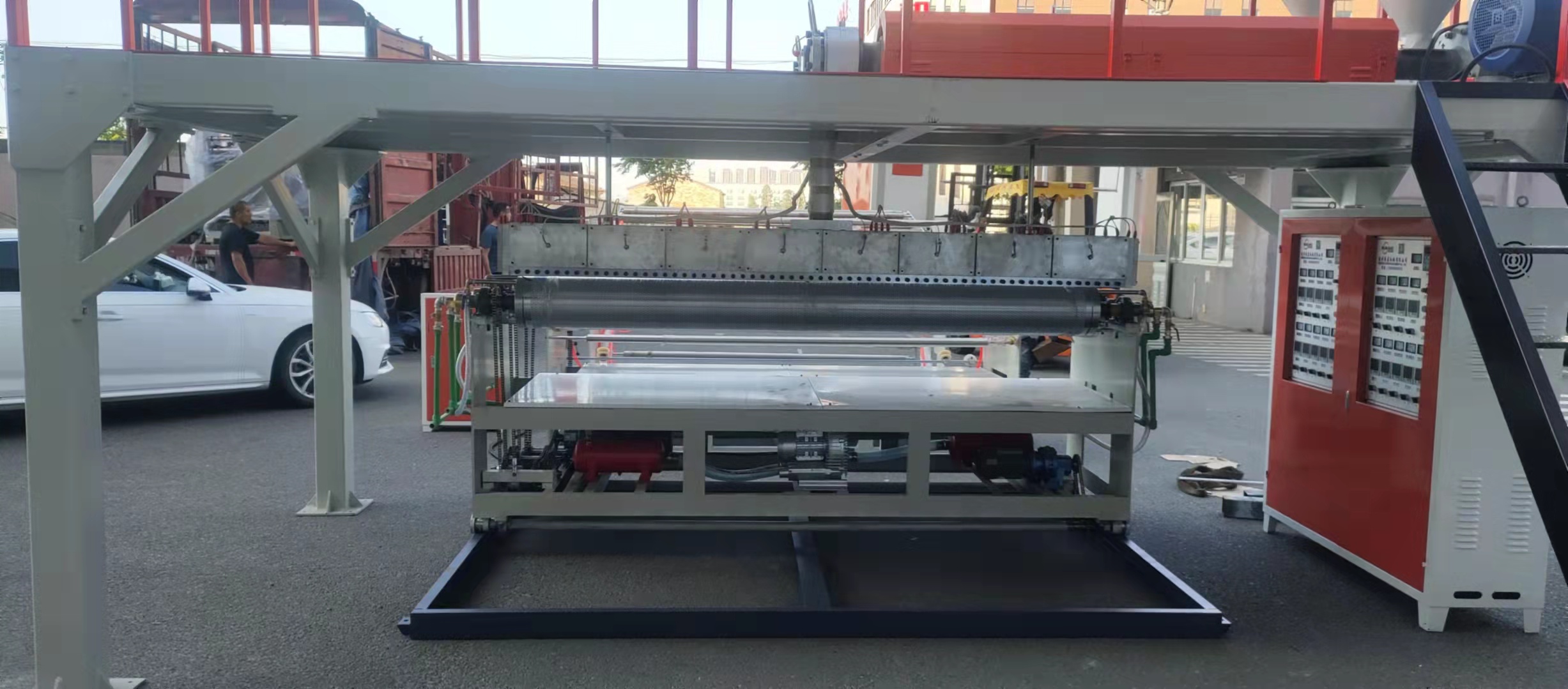 Ruikang Machinery Polyethylene Air Cushion Film Unit Fully Automatic Single Layer Bubble Film Machine Equipment