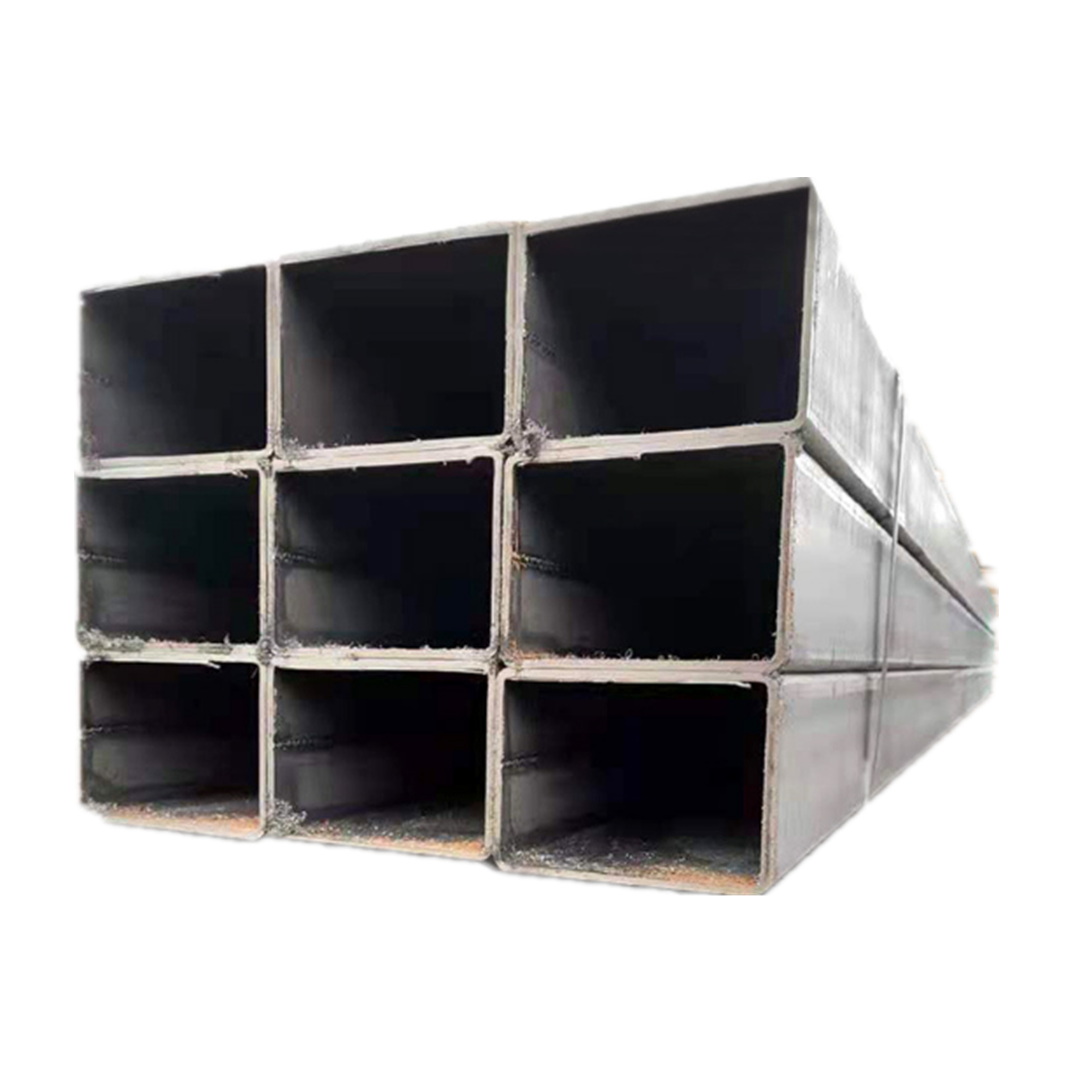 Black square tube, square square through rectangular tube, 50 * 70 * 3 material, Q235/Q345 square tube for steel structure