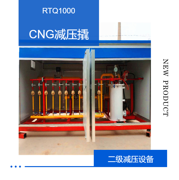 Supply RTQ1000cng Gas Pressure Regulating Device cng Pressure Regulating and Metering Skid Natural Gas Pressure Reducing and Metering Skid