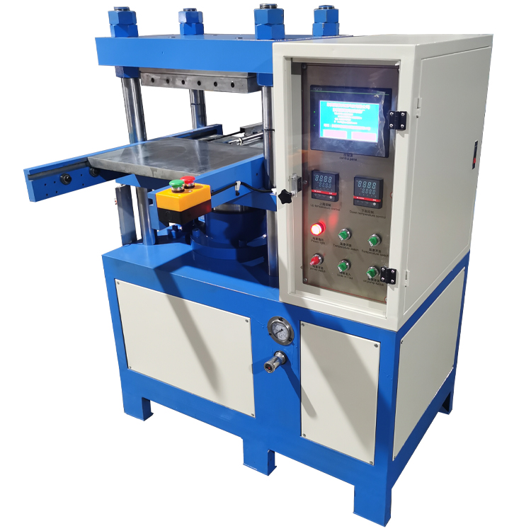 The manufacturer supplies a fully automatic hydraulic silicone seal machine, a solid-state silicone trademark vulcanization machine