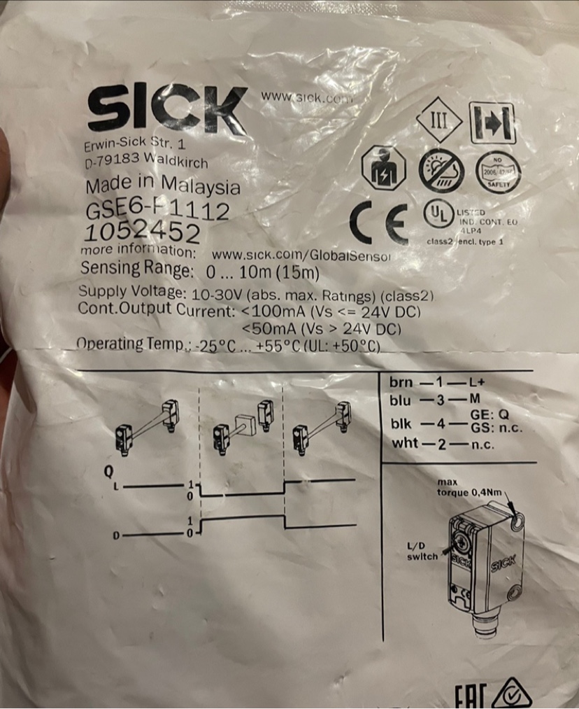 高价回收西克 GL6-p1111 西克 SICK GSE6-P1112