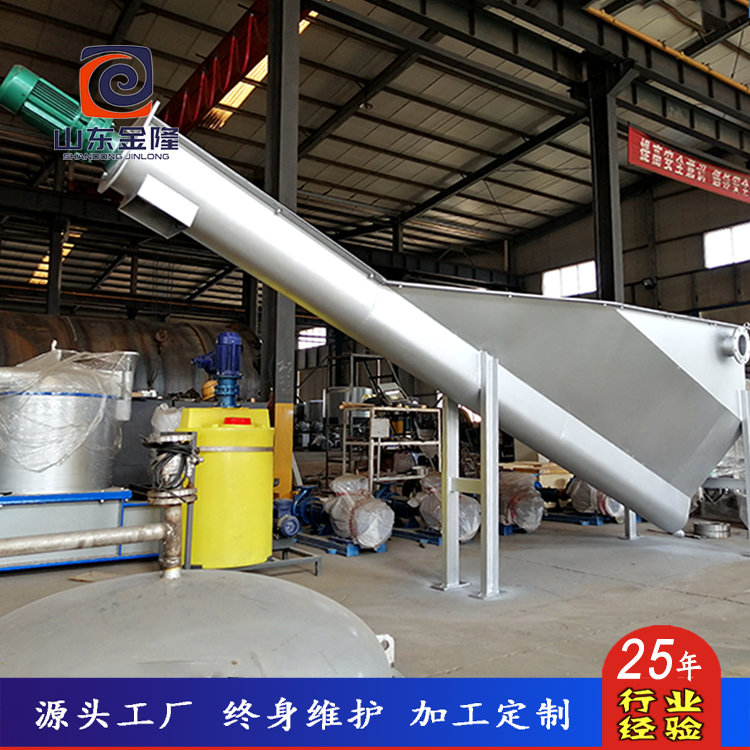 Stainless steel sand water separator Solid-liquid separation equipment for sediment in sewage treatment plants Spiral sand water separator