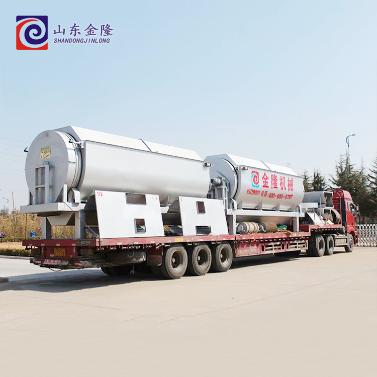 Cylindrical screening equipment for domestic kitchen waste rough screening, stainless steel sewage treatment, cylindrical screening machine, Jinlong