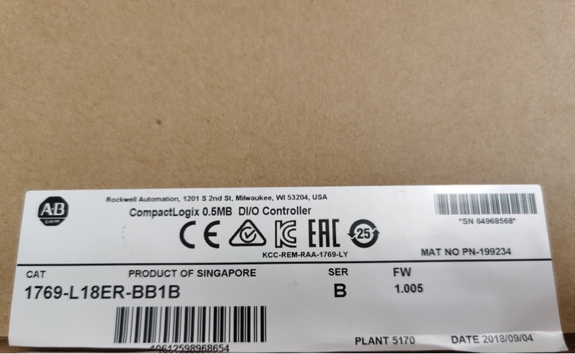 高价回收AB PLC模块1769-L18ER-BB1B