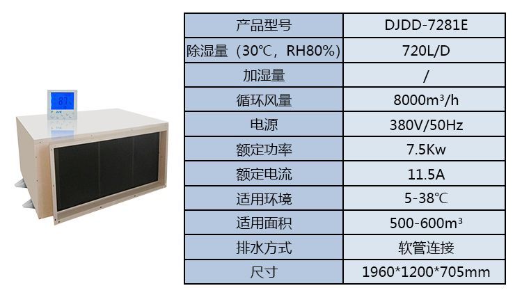 Dongjing suspended ceiling dehumidifier wall mounted concealed swimming pool gym dehumidifier pipeline moisture-proof machine