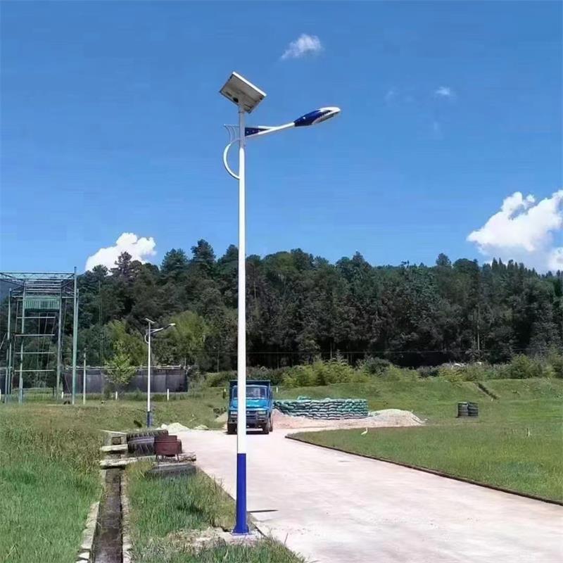 Xinyonghong Rural Solar Lamp 6-meter LED Single Arm Integrated Lithium Electrothermal Galvanized Road Lamp Pole