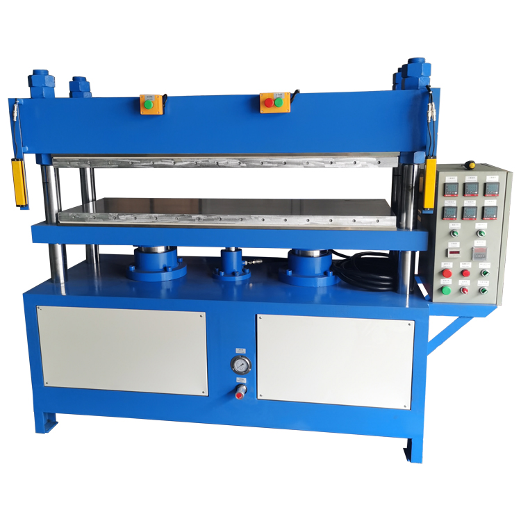 Silicon rubber vulcanization machine front top automatic mold opening small vulcanization equipment 63T sliding plate silicone trademark machine