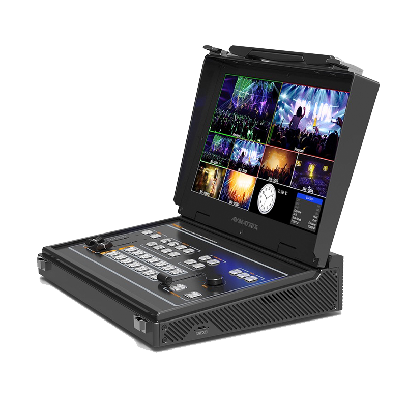 迈拓斯AVMATRIX6通道SDI/HDMI直播导播切换台 PVS0613U采集推流