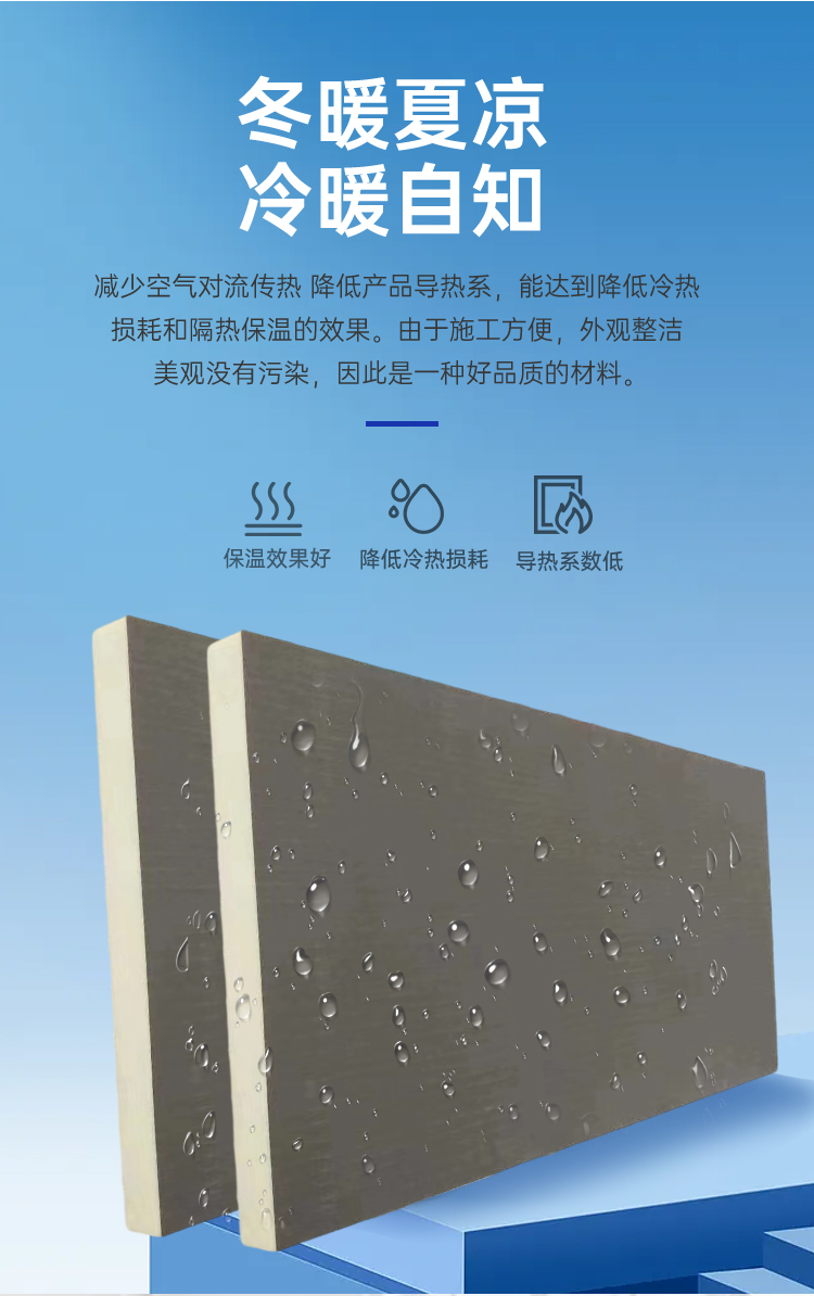 Polyurethane foam insulation board, flame retardant graphite polyurethane board, Baimei exterior wall composite board manufacturer