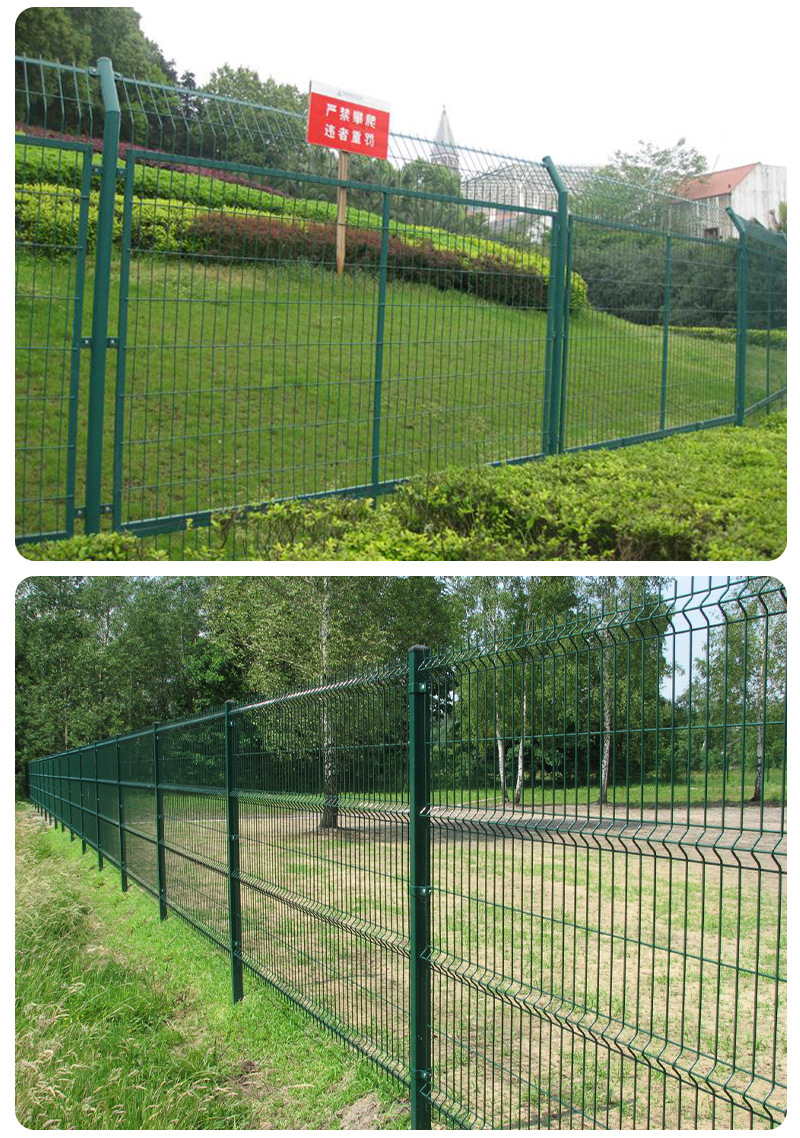 A yellow frame workshop isolation net 2 meters * 3 meters steel plate mesh warehouse fence net \