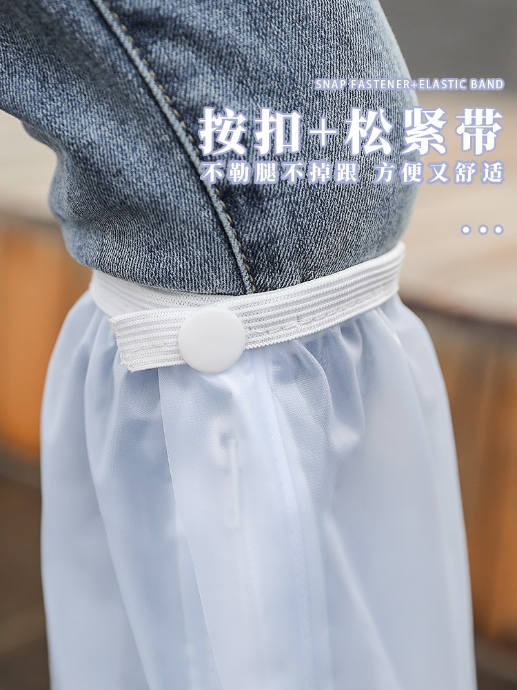 儿童雨鞋套防水防滑耐磨水鞋女童宝宝夏季时尚雨天外穿新款雨靴套