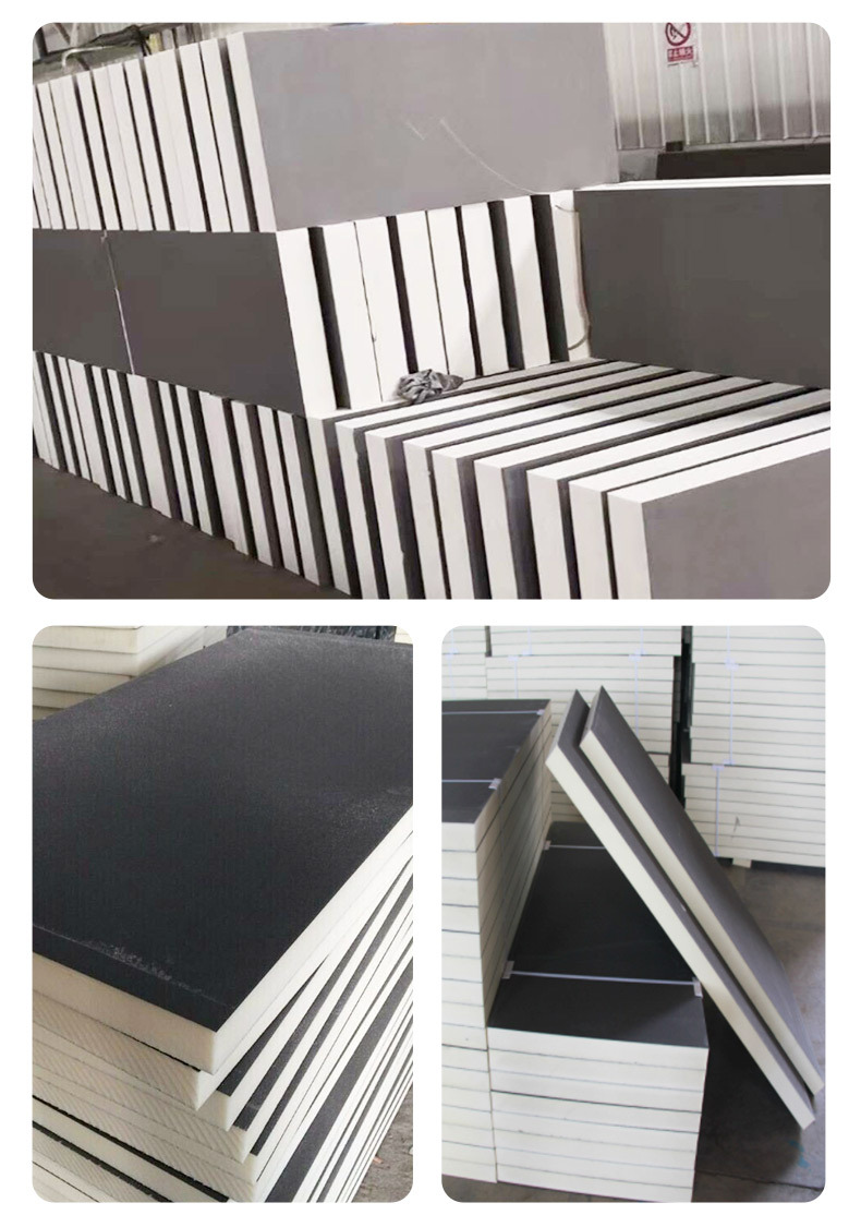 Polyurethane sheet Graphene external wall insulation material pu insulation board construction technology