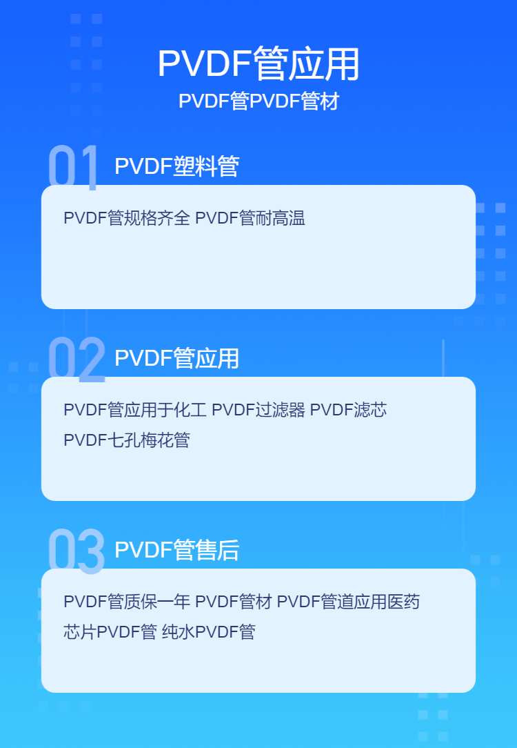 Yuantong imported PVDF pipe, pure water PVDF pipe, polyvinylidene fluoride plastic pipe, high temperature resistance 50