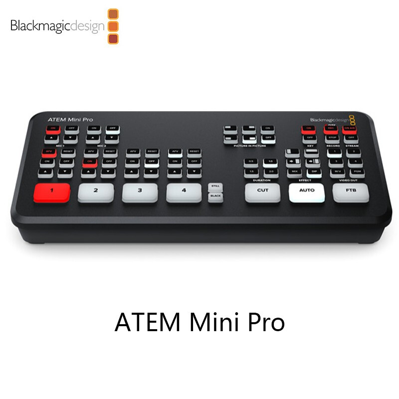 Blackmagic Design ATEM Mini广播级多机位现场制作4路HDMI输入直