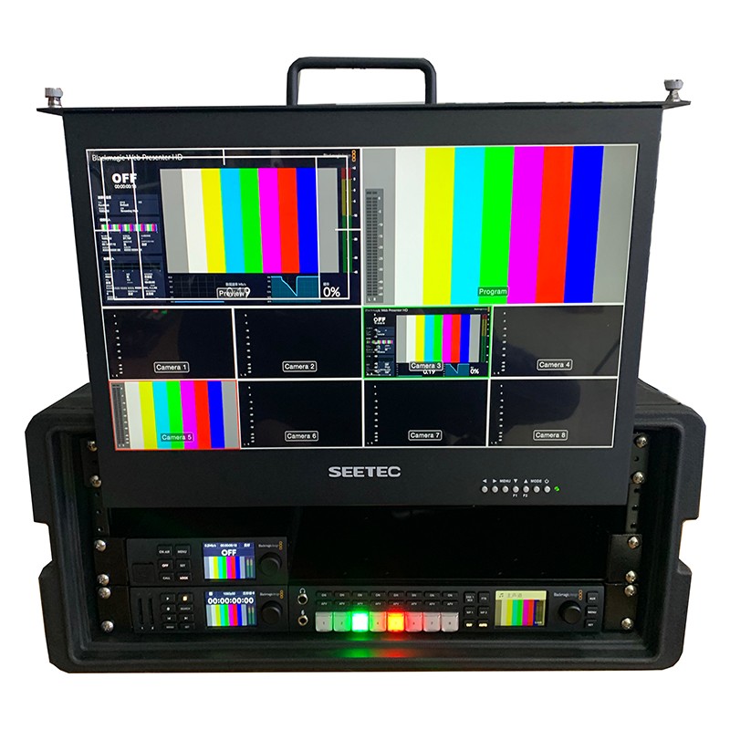 Blackmagic Design 组装定制BMD八讯道高清数字移动箱载演播直播