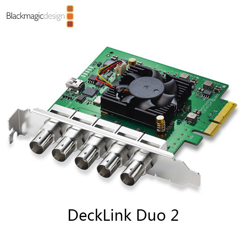 Blackmagic Design DeckLink Duo 2采集卡输出卡四路双向采集直播