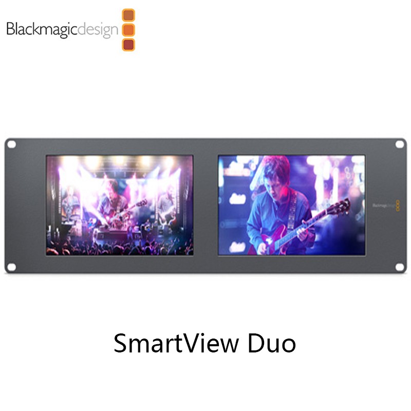 Blackmagic Design SmartView Duo双联式8英寸3RU 机架式SDI监视