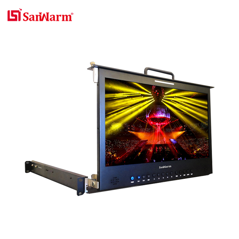 SanWarm SRM-1730 1U抽屉式便携HDMI导播监视器