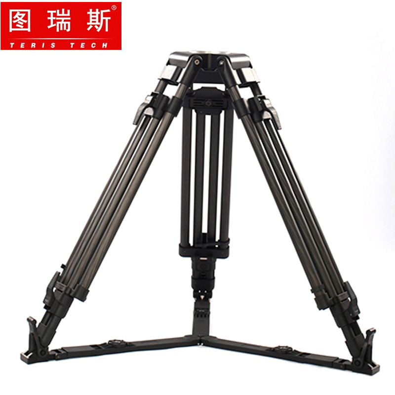 图瑞斯 TX 2215T 碳纤维 脚架 TX-V25摄像机专业三脚架 150MM碗口