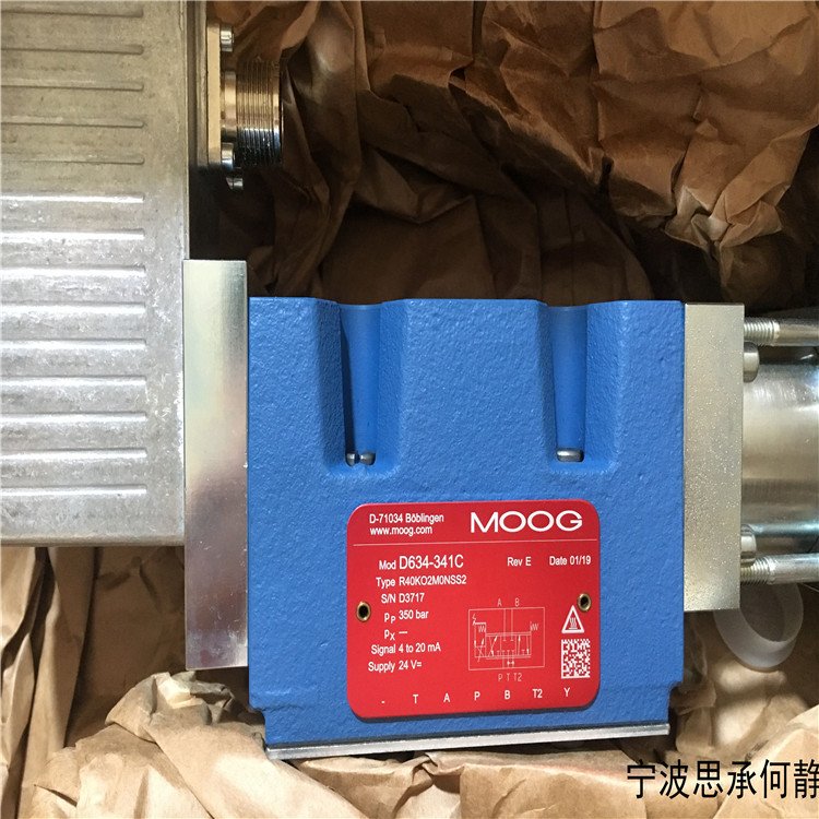 D633阀MOOG穆格伺服阀D634-341C伺服控制阀D634系列DDV阀原厂采购