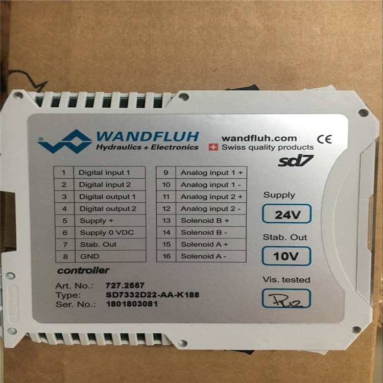 瑞士wandfluh万福乐放大器 SD7332D22-AA-K188水泥厂常用