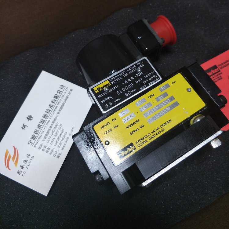 美国PARKER派克伺服阀BD15AAANB10全新原装现货长期备货水泥厂用