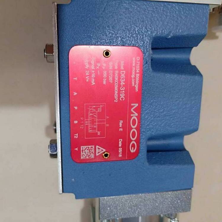 美国穆格MOOG直动式伺服阀D635-671E液压控制阀钢厂常用