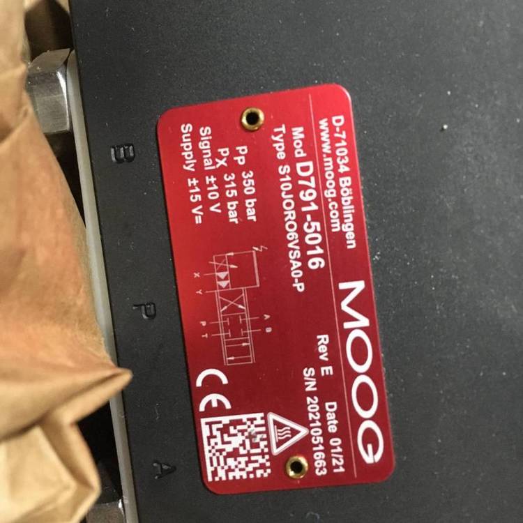 穆格伺服阀D791-4045美国MOOG液压阀D791系列钢厂常用