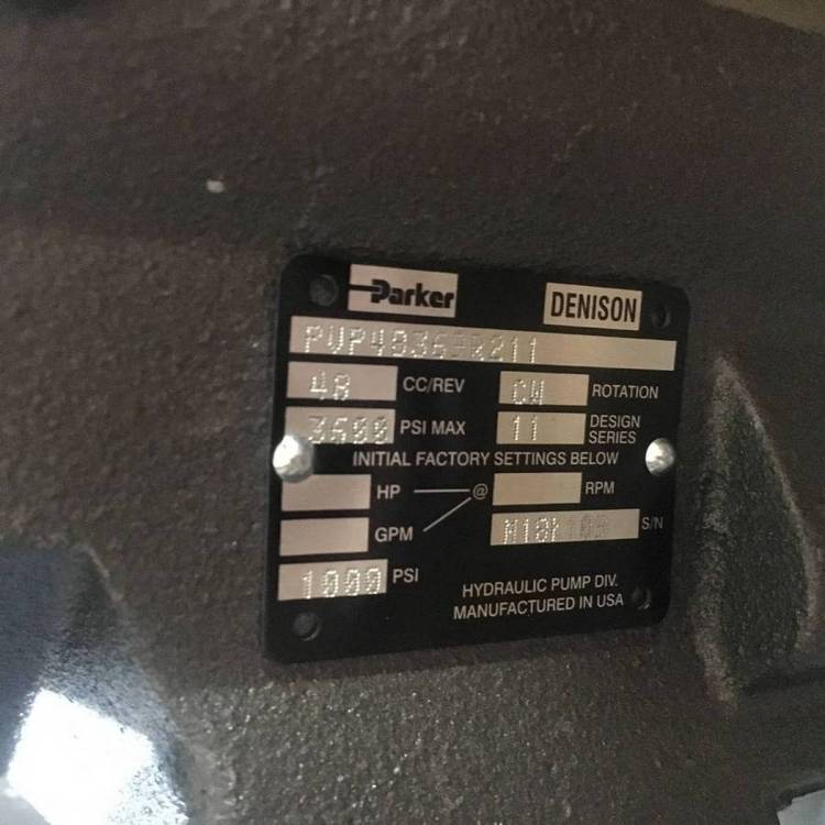 美国派克parker液压油泵PVP16362R212柱塞泵