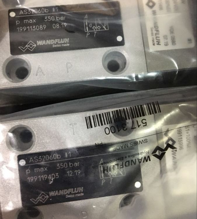 WANDFLUH万福乐电磁阀AS32061A-G24无泄漏阀水泥厂常用