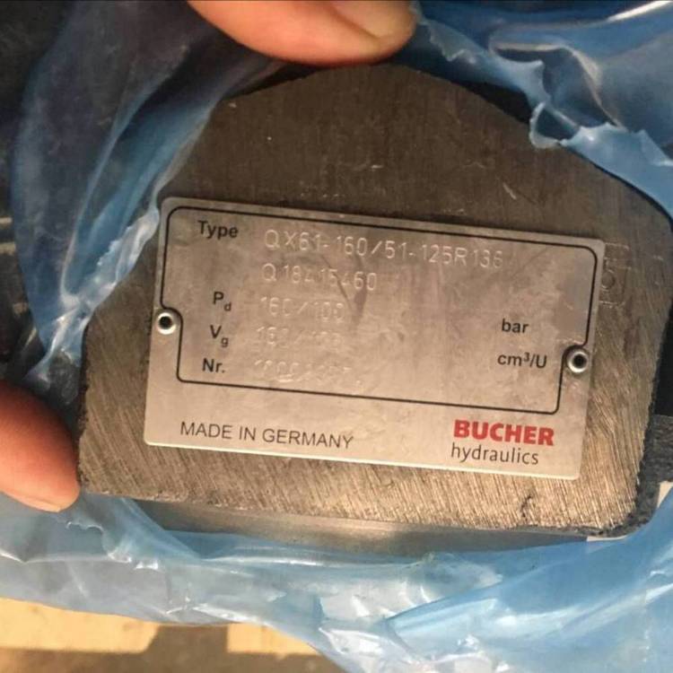 德国bucher布赫内啮合齿轮油泵QX81-400R301