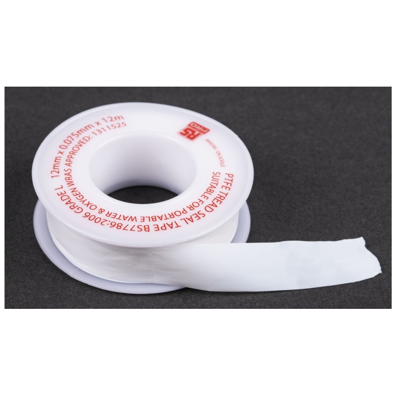 183-3490 RS PRO raw material tape, width 12mm PTFE thread sealing tape