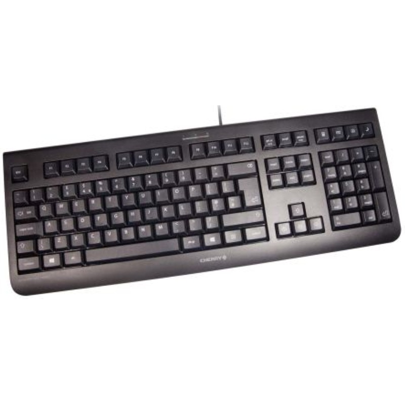 Cherry keyboard and mouse set JD-0800EU-2 black USB cable, 104 keys