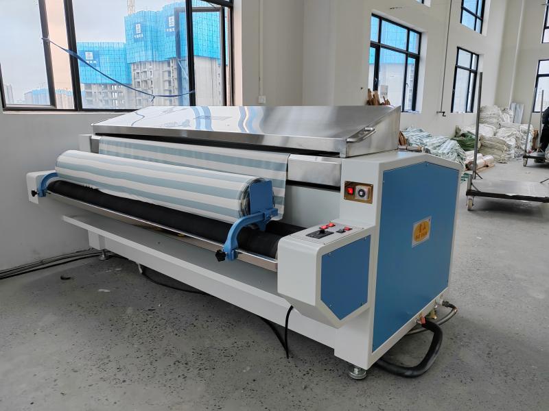 Small and medium-sized clothing factory's four sided elastic knitted fabric shrinking machine, steam shrinking and shaping machine model 218