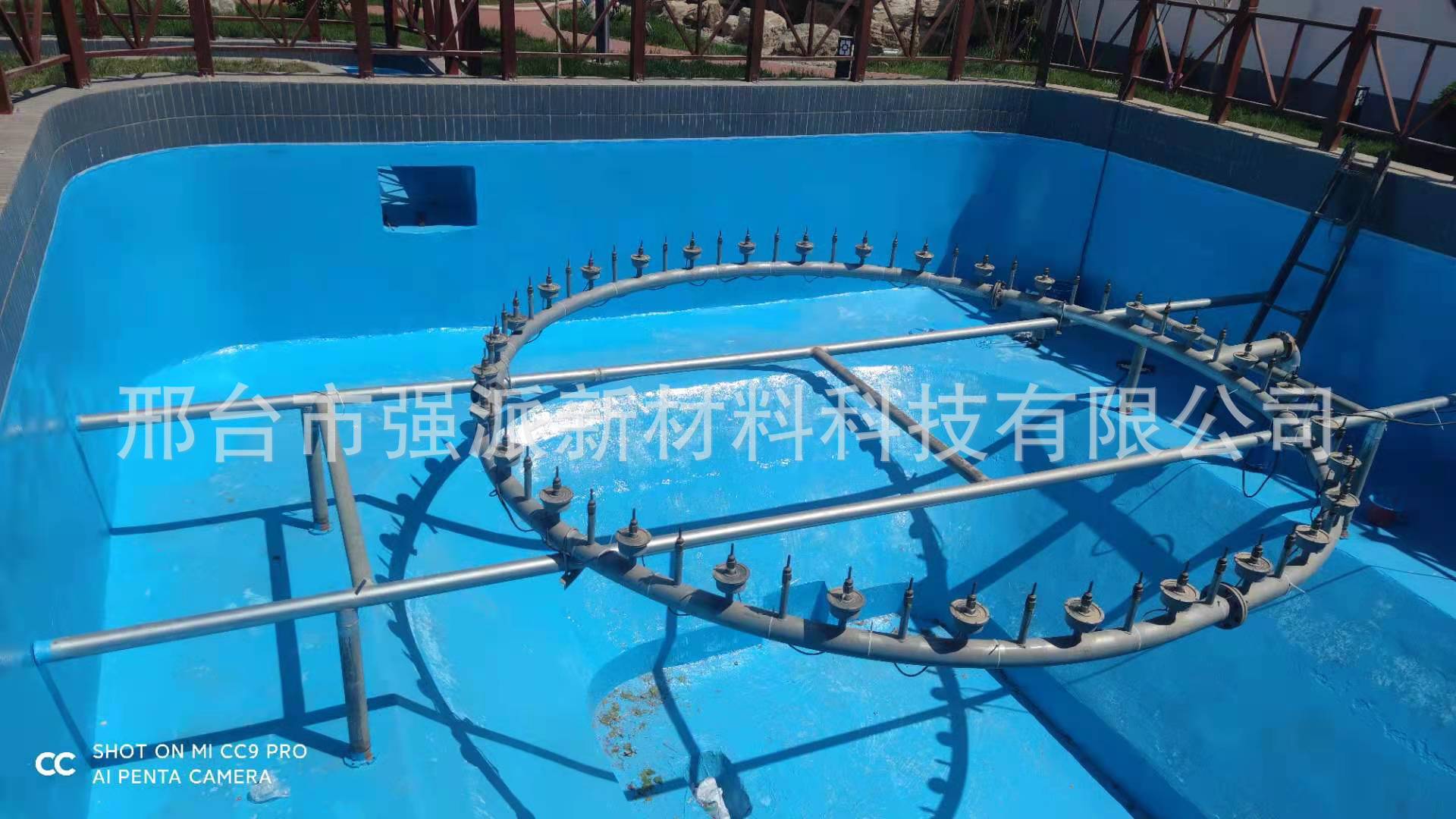 Shandong Fish Pond Red Waterproof Paint Fish Pond Paint Waterproof Paint Koi Fish Pond Resin Paint Aquaculture Pond Paint