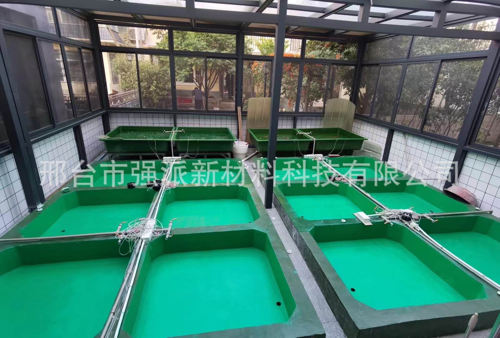 Fujian Fish Pond Waterproof Material Epoxy Resin Fish Pond Primer Tangshan Two component Waterborne Fish Pond Green Paint