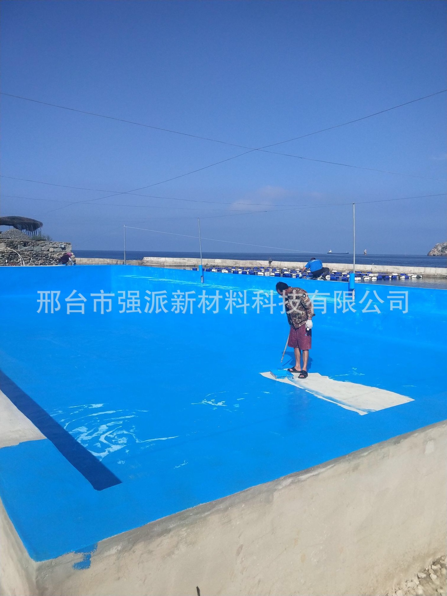 2023 Guizhou Epoxy Resin Swimming Pool Paint Cement Waterproof Coating Drifting River Two component Waterproof Coating