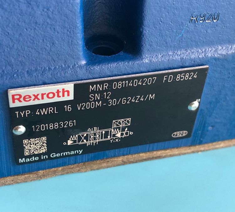 德国力士乐rexroth高频响方向阀 4WRL16V200M-3X/G24Z4/M
