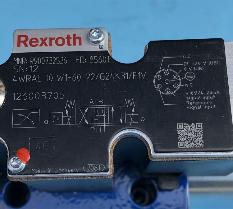 Rexroth力士乐R900732536 4WRAE10W1-60-2X/G24K31/F1V比例方向