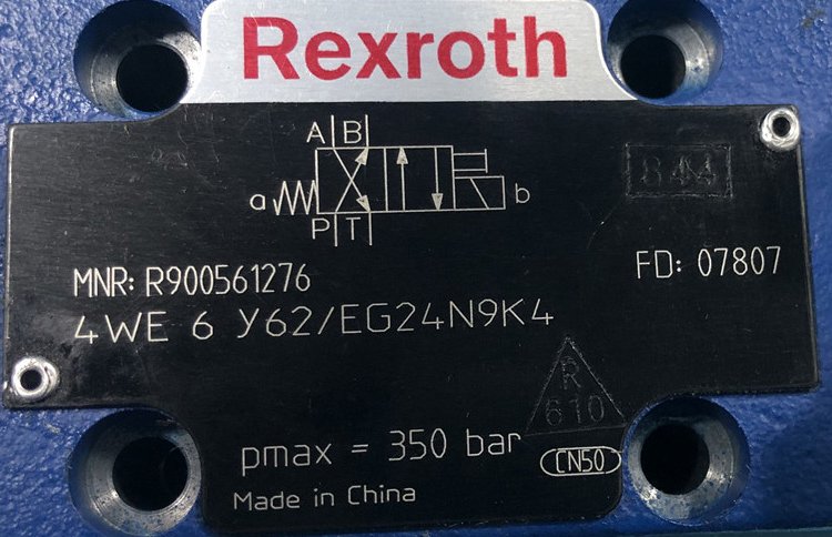 REXROTH力士乐R900561276 4WE6Y6X/EG24N9K4电磁换向阀