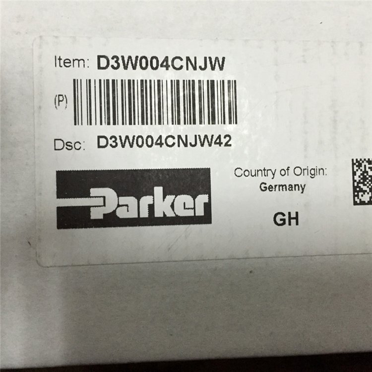 parker电磁换向阀D3W004CNJW派克D3W系列 全国供应