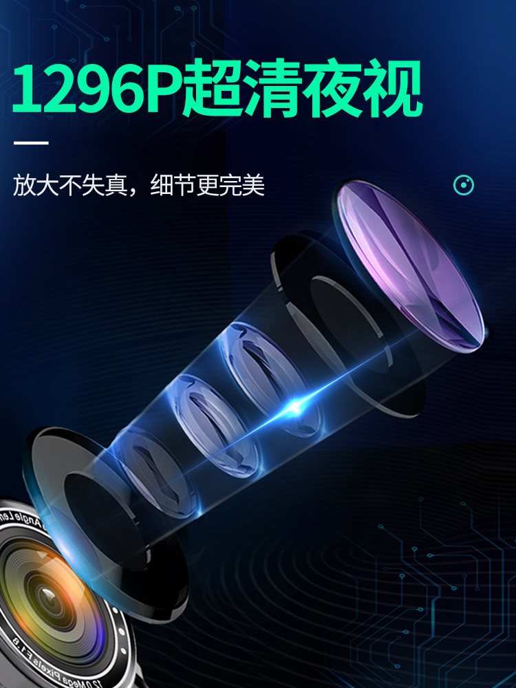 任我游行车记录仪超高清前后双录汽车货车倒车影像一体机2023新款