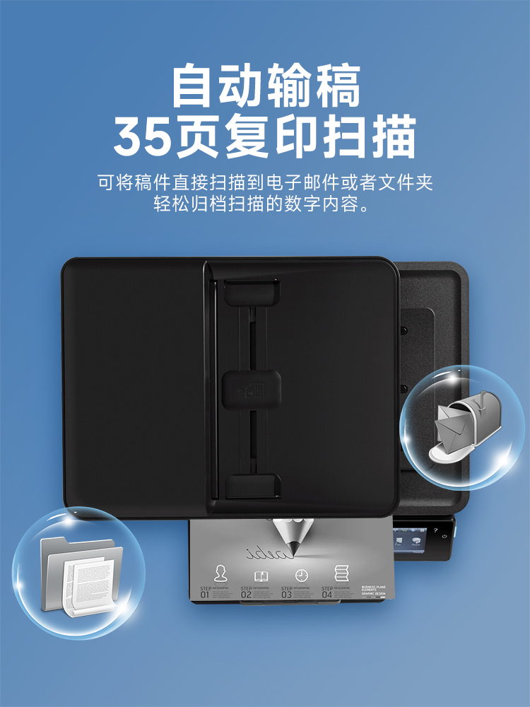 hp惠普m128fw/fn黑白激光网络打印复印扫描传真一体机商用办公多