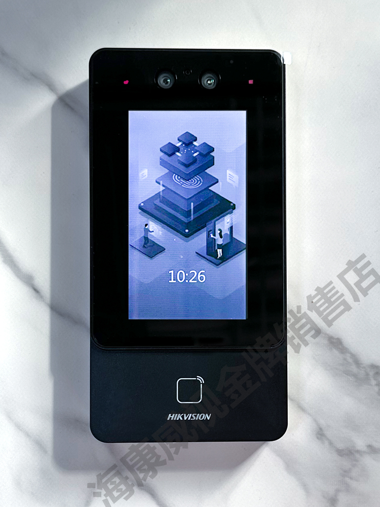 海康威视DS-K1T342M/MF人脸识别门禁系统一体机识别打卡考勤电锁