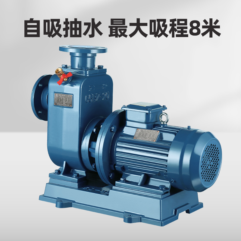 BZ自吸泵卧式管道离心泵380v污水泵抽水ZW自吸式无堵塞排污泵工业