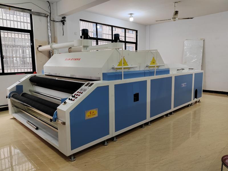 Suitable for fabric processing, shrinkage and shaping, double steam zone with a length of 4.8 meters, shrinkage machine, knitted fabric pre-shrinking machine