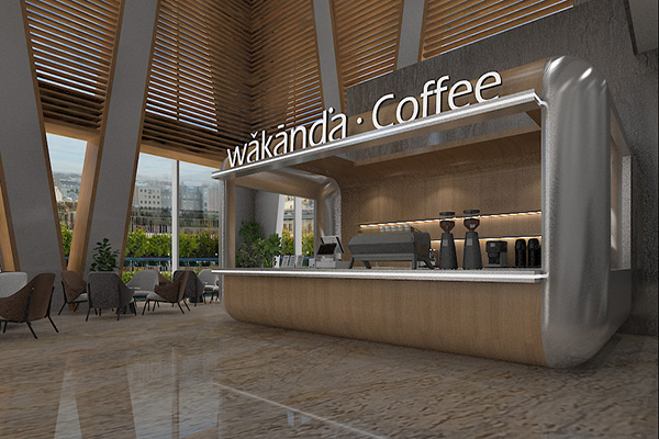 Coffee Bar Design Customization Coffee Shop Water Bar Integrated Production Factory Milk Tea Beverage Bar Overall Service Desk