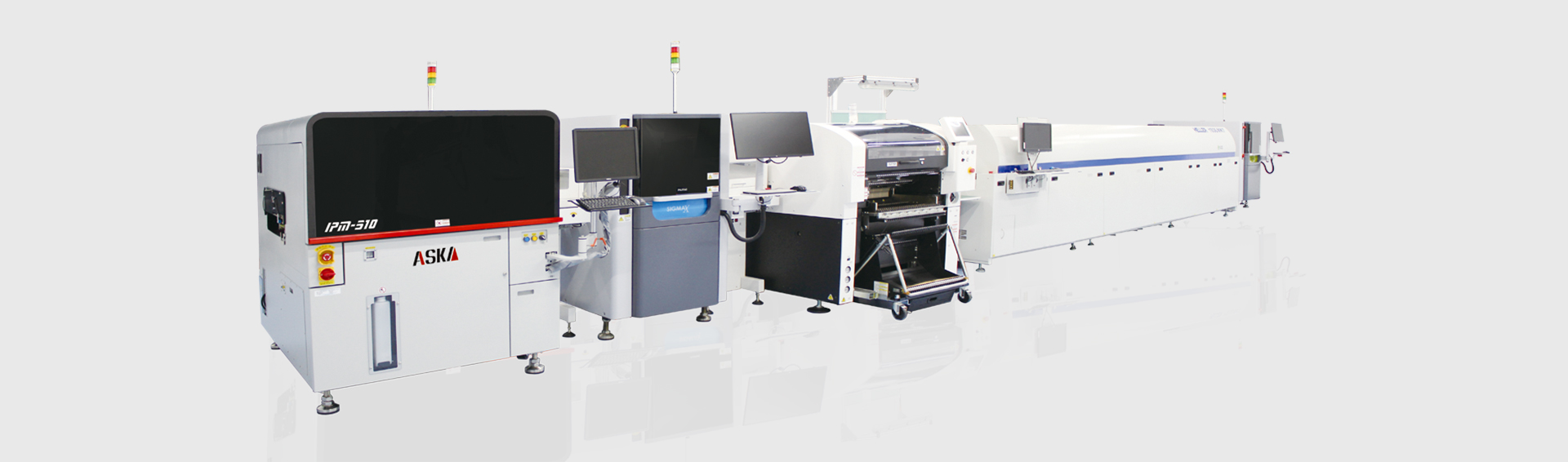 Aska Solder Paste Printing Machine Used SMT Assembly Equipment ASKA IPM-X3A Solder Paste Printing Machine