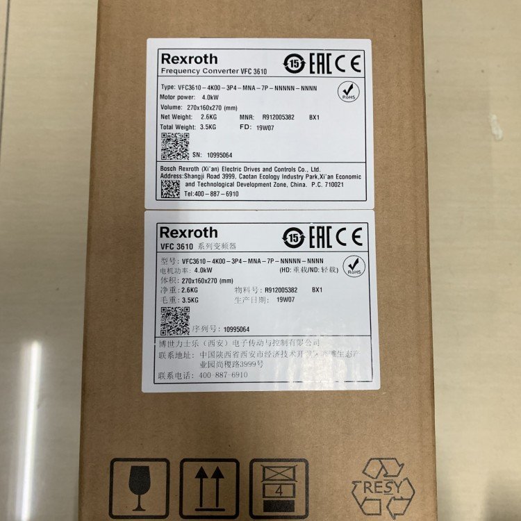 VFC3610-4K00-3P4-MNA-7P力士乐REXROTH变频器