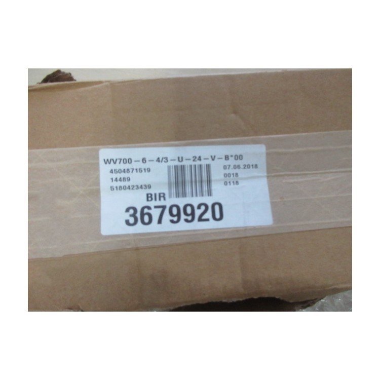 电磁阀WV700-6-4-3-U-24-V-Bj00原装比利传动阀